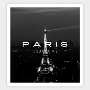 Paris C'est La Vie That's Life Wise French Quote Sticker